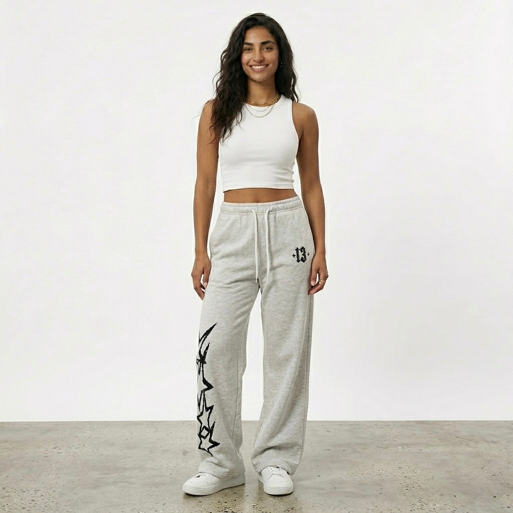 Stars WideLeg Sweatpant