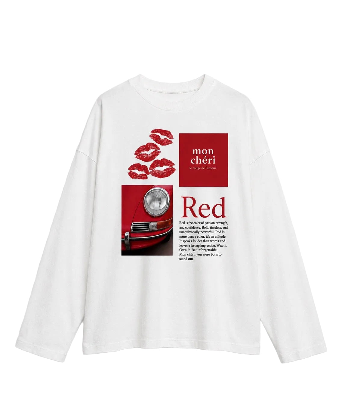 Red sweatshirt