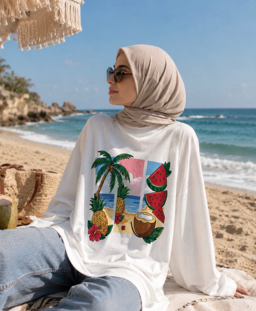 Beach sweatshirt