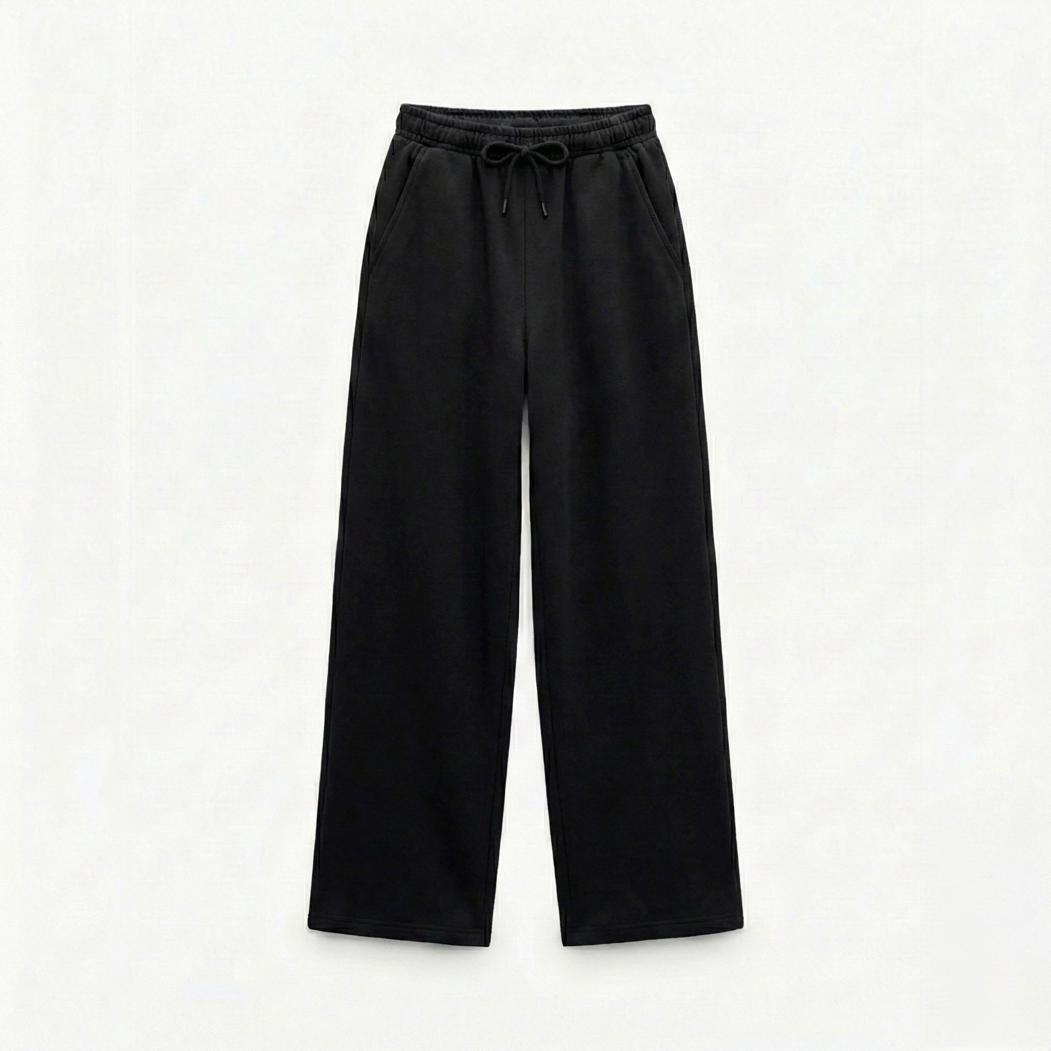 Black WideLeg Sweatpant