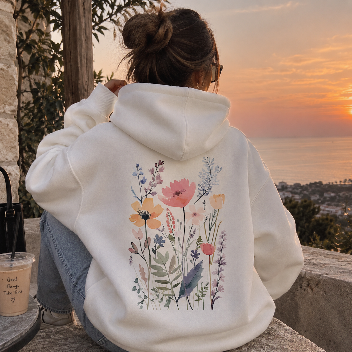 Flower  Hoodie