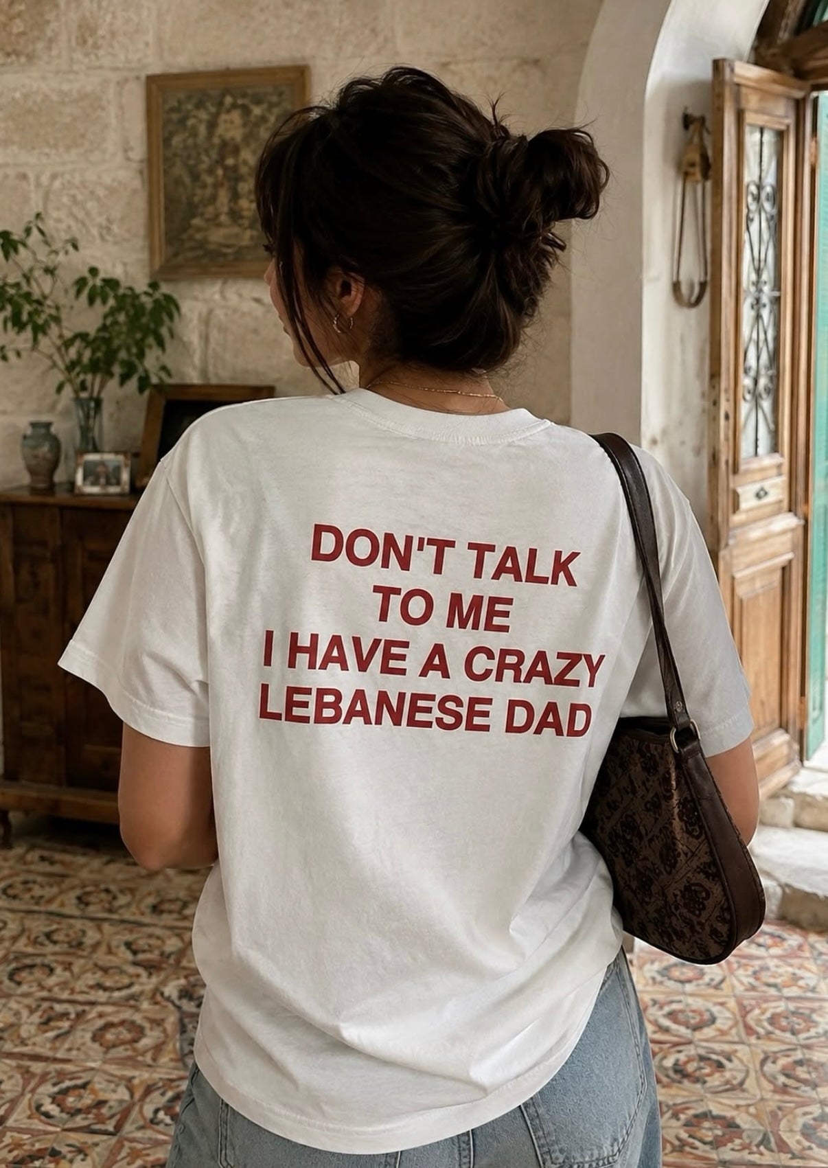 Crazy Lebanese dad T-shirt